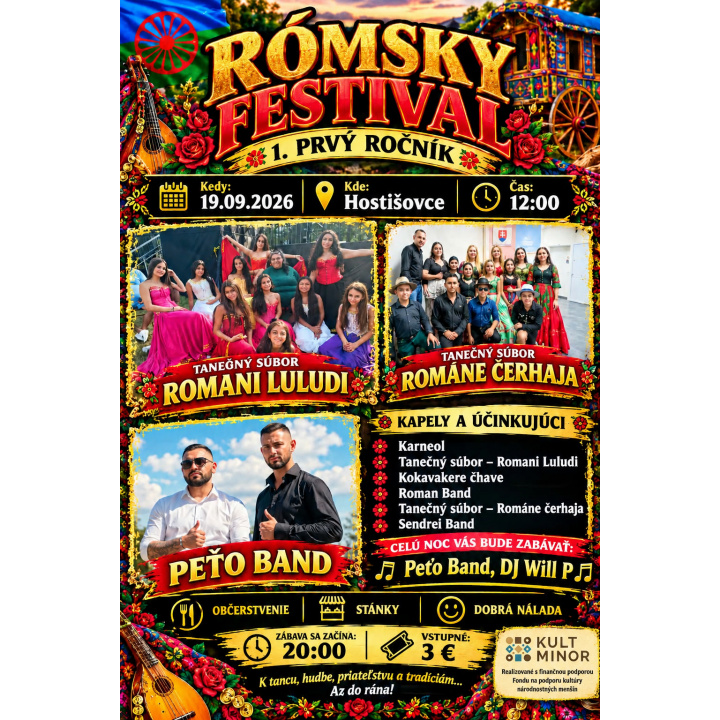 Prvý rómsky kultúrny festival v Hostišovciach 2026